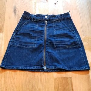 Madewell denim skirt